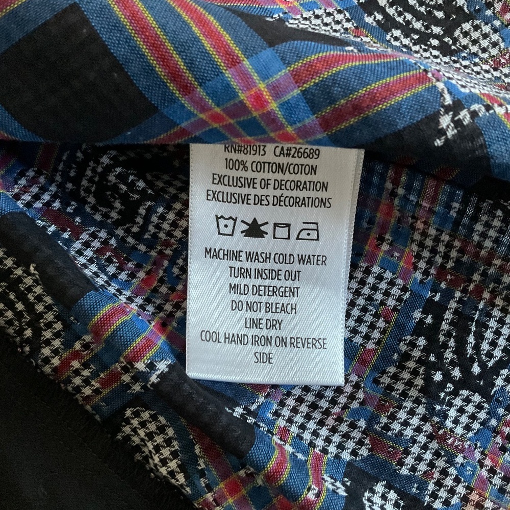 Robert Graham Mens Limited Edition Blues Haven XL Classic Fit Embellished Scull - Picture 12 of 14